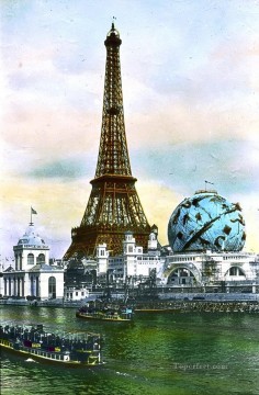 パリ Painting - st005B 印象派のシーン パリジャン